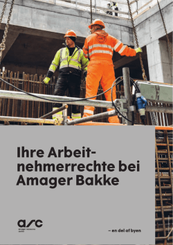Ihre Arbeit - Amager Ressourcecenter