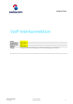 Handbuch Preise VoIP
