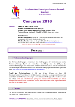 Concurso 2016 - Bildungsland Vorarlberg