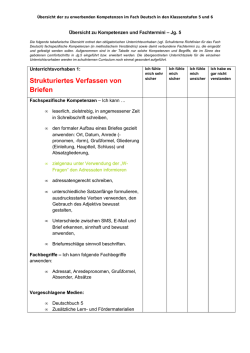 Übersicht zu Kompetenzen und Fachtermini – Jg