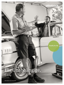 Information für Anwender