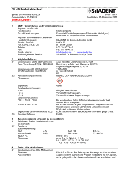 Sicherheitsdatenblatt - SILADENT Dr. Böhme & Schöps GmbH