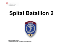 Spital Bataillon 2 - Logistikbasis der Armee LBA