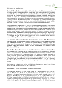 Die Sulzberger Standsch&uuml;tzen Im Mai 1913 wurden die zumeist in