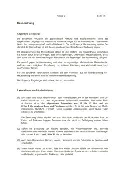 Hausordnung - Junges Wohnen Hermsdorf