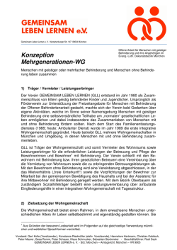 Konzeption Mehrgenerationen-WG Riem