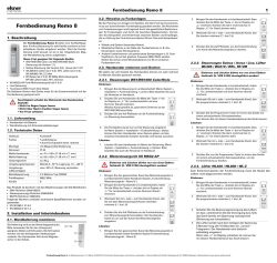 Fernbedienung Remo 8