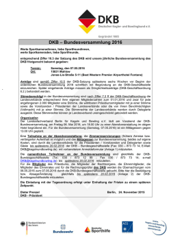 DKB &ndash; Bundesversammlung 2016