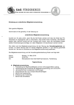 PDF Einladung und Tagesordnung - Graf