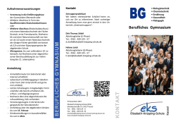 Infoflyer BG - Elisabeth-Knipping