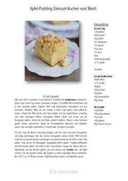 Apfel-Pudding-Streusel-Kuchen vom Blech © Das Knusperstübchen