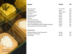Dessert - East2West Catering