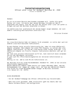 Installationsanleitung