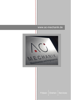 Imagebrosch&uuml;re - AC