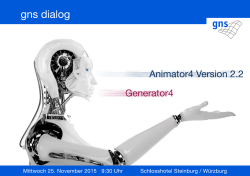 gns dialog - gns - Gesellschaft f&uuml;r numerische Simulation mbH