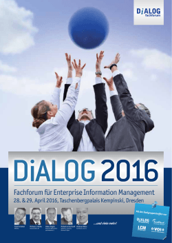 Programm als PDF - DiALOG Fachforum