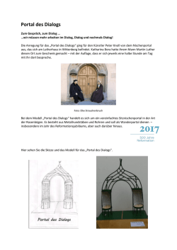 Portal des Dialogs