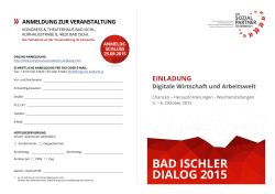 Bad ischler dialog 2015