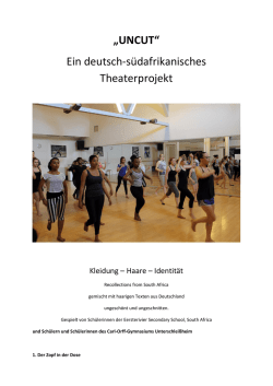 Programmheft - Theater am Carl-Orff