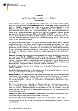 Einfuhr von Bananen PDF