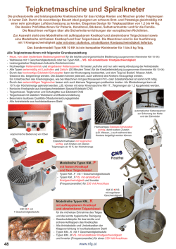 Teigknetmaschine Knetmaschine Spiralkneter