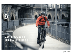 SCOTT Katalog Urban & E-Bikes - Bike