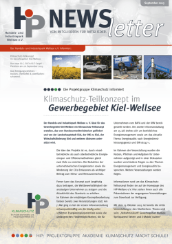 HIP Newsletter September 2015 - HIP