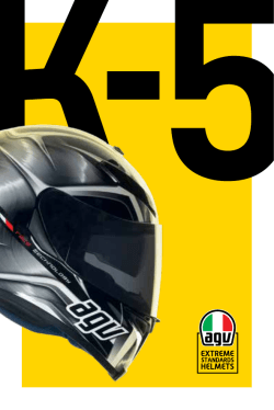 Brochure - K-5 | AGV Extreme Standard Helmets
