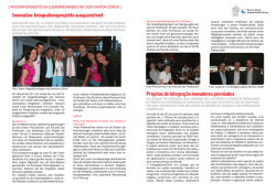 Innovative Integrationsprojekte ausgezeichnet Projetos de