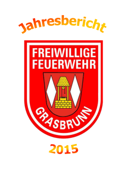 Jahresbericht der FFW Grasbrunn für das Jahr 2015