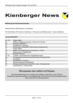Kienberger News