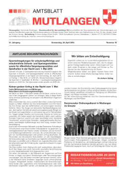 Amtsblatt KW 18 2015