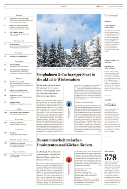 hotellerie&gastronomie - 13. Januar 2016