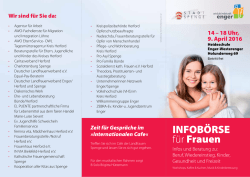 INFOB&Ouml;RSE f&uuml;r Frauen - Musikschule Enger