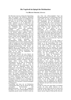 Die Vogelwelt im Spiegel der Briefmarken