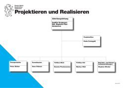 Projektieren und Realisieren - Tiefbauamt