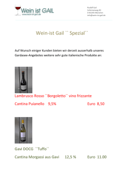 Gutes aus anderen Regionen