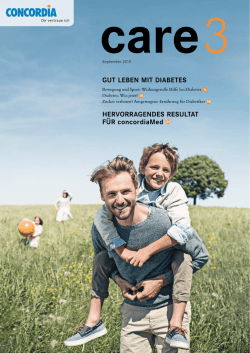 GUT LEBEN MIT DIABETES HERVORRAGENDES RESULTAT F&Uuml;R