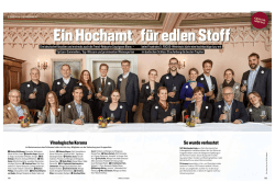 Ein Hochamt f&uuml;r edlen Stoff