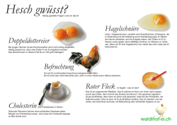 Hesch gwüsst?