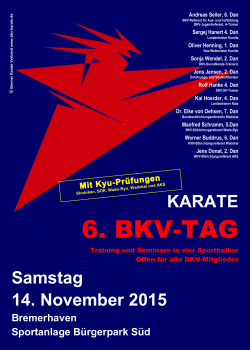 6. BKV-TAG - Bremer Karate Verband eV