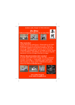 Infoflyer A6 &uuml;ber unseren Jiu Jitsu Verein
