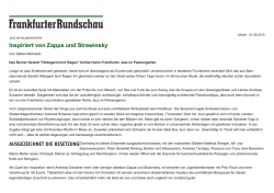 Inspiriert von Zappa und Strawinsky
