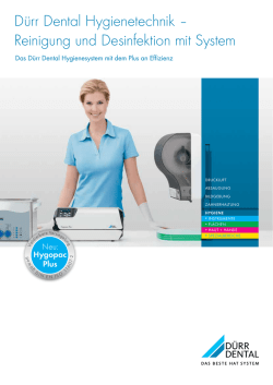 D&uuml;rr Dental Hygienetechnik - Center