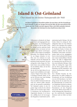 Island & Ost-Gr&ouml;nland - Polar
