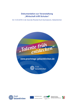 Dokumentation zur Veranstaltung &bdquo;Wirtschaft trifft