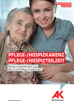 pflege-/hospizkarenz pflege-/hospizteilzeit