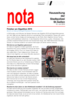 Hauszeitung der Stadtpolizei St.Gallen