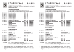 probenplan 2-2015 probenplan 2-2015