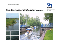 Bundeswasserstraße Aller im Wandel